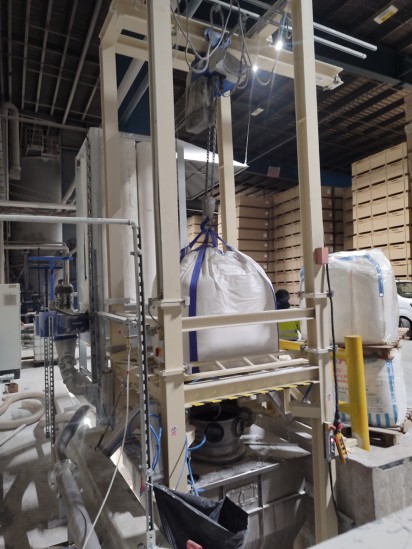 Odpylanie układów Big Bag